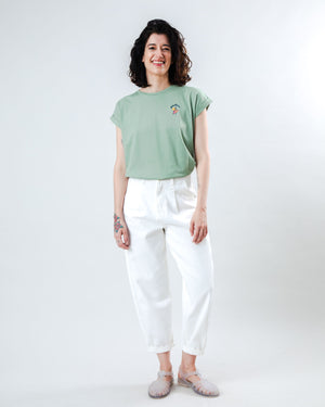Helios Scoop Tee Green