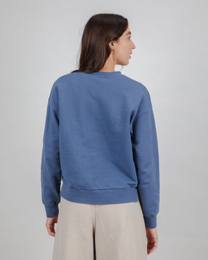 Peanuts Everybody’s in a Hurry Sweatshirt Indigo