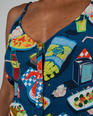 Chiringuito Strap Dress Blue