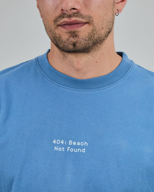 Tropical Pixel 404 Oversize T-Shirt Blue