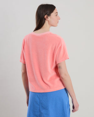 Terry oversize Tee Peach