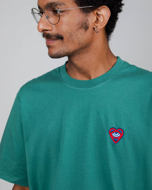 Asis Percales Heart Regular T-Shirt Morera