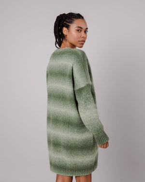 Knitted Alpaca Dress Moss