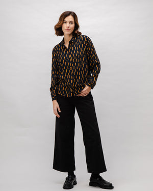 Mist Viscose Blouse Black