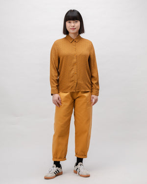 Mist Viscose Blouse Ochre