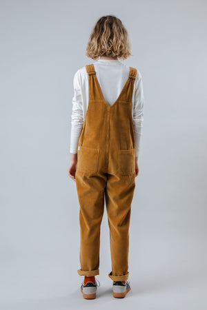 Corduroy Overall Camel