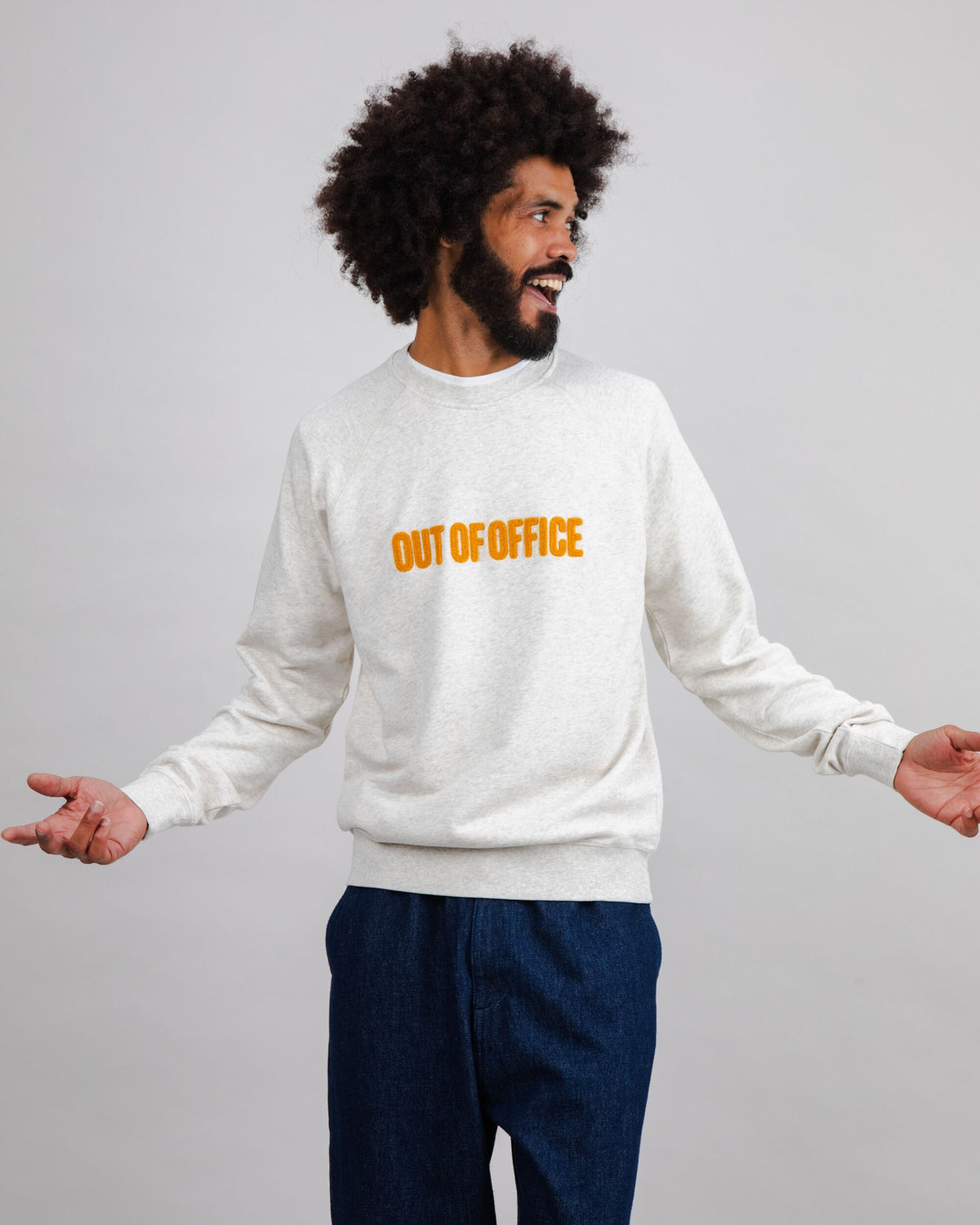 Out of Office Sweatshirt Cream