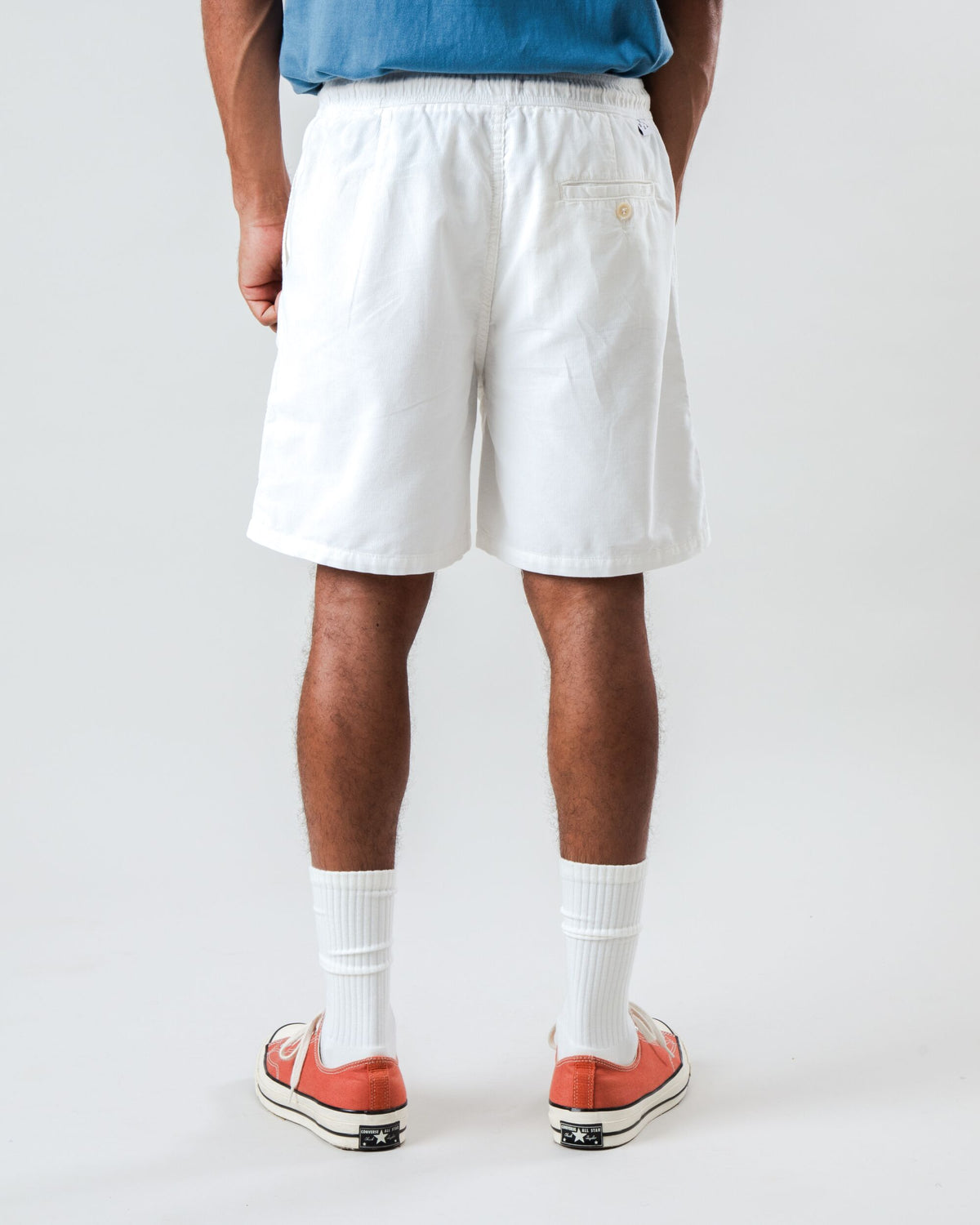 Baby Cord Short Ecru