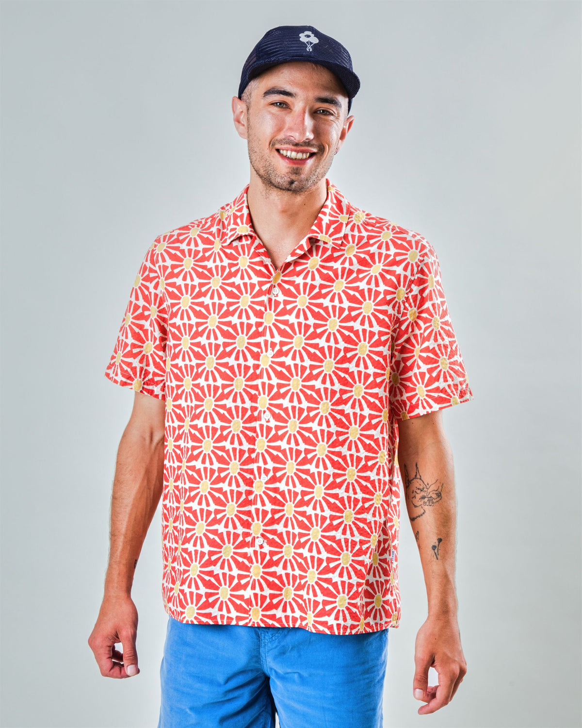 Marisol Aloha Shirt Red
