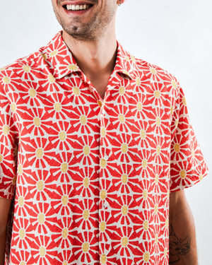 Marisol Aloha Shirt Red