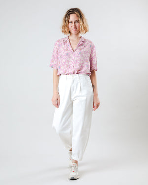 Peanuts Tropical Aloha Blouse Pink