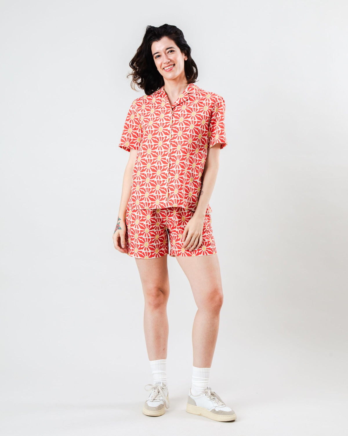 Marisol Aloha Blouse Red