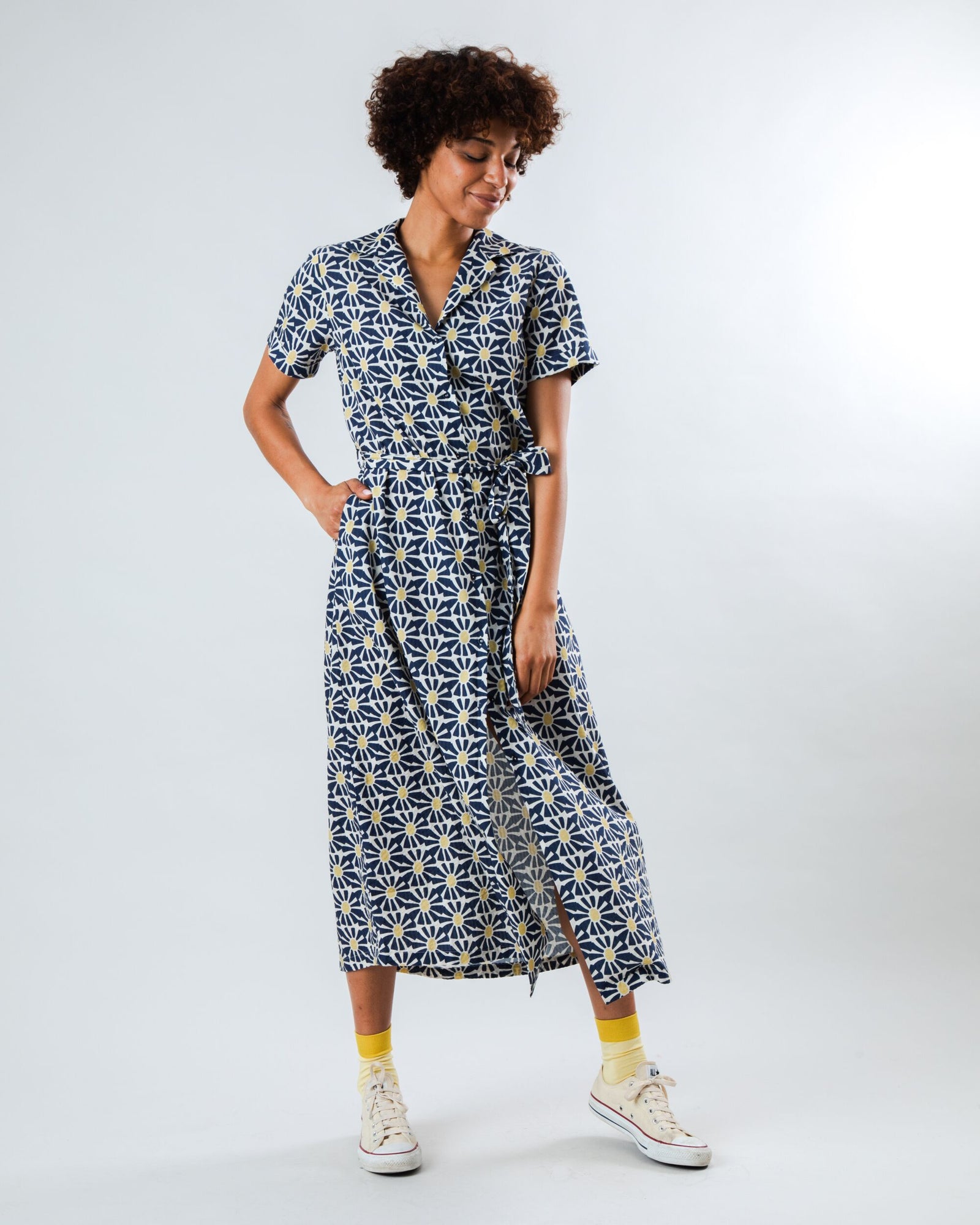 Marisol Long Dress Navy