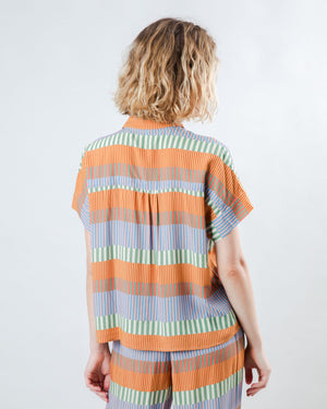 Mediterranean Batwing Blouse