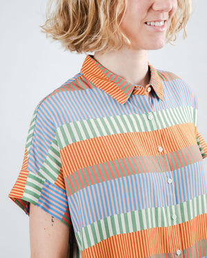 Mediterranean Batwing Blouse