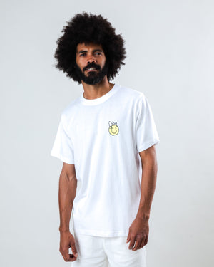 Peanuts Tennis Double Fault Snoopy T-shirt White