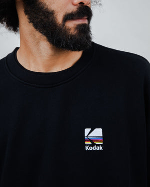 Kodak Color Oversize Sweatshirt Black