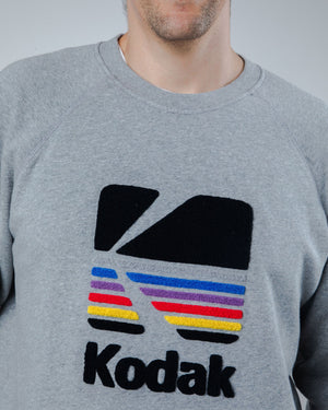 Kodak Logo Sweatshirt Grey Melange