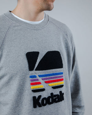 Kodak Logo Sweatshirt Grey Melange