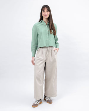 Wide Leg Pants Ecru