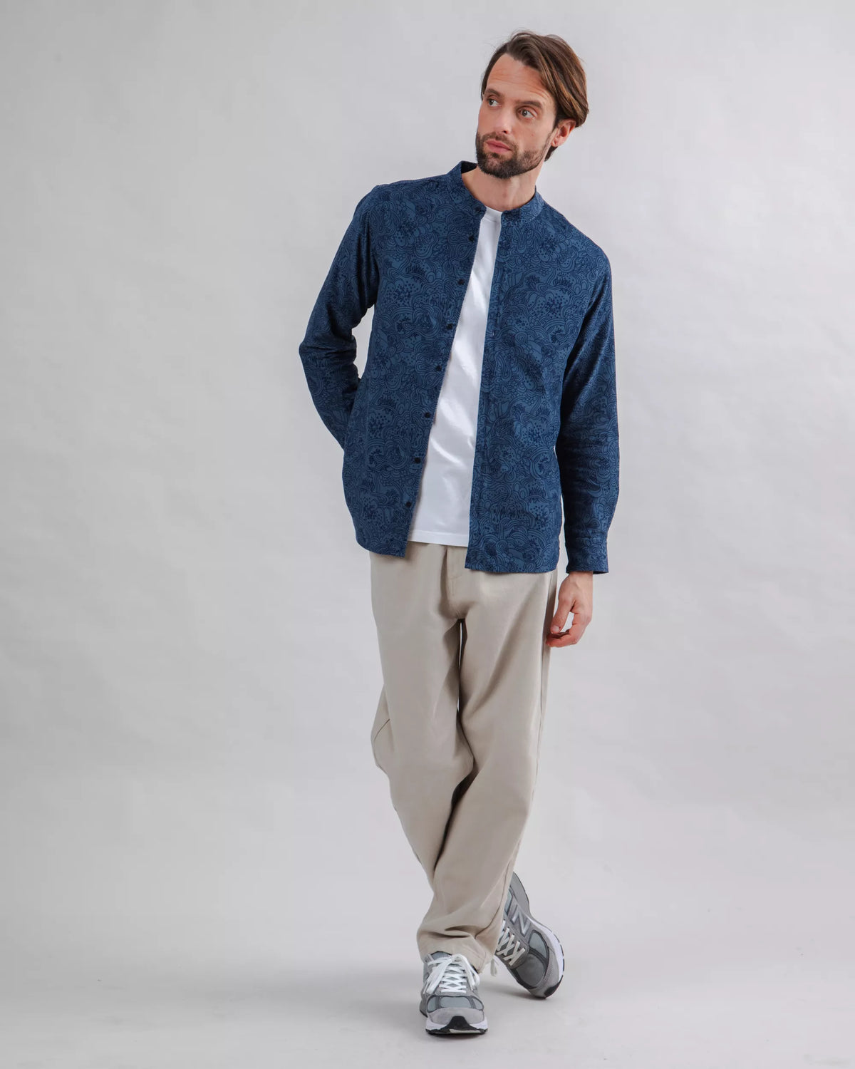 Baby Cord Noodles Mao Shirt