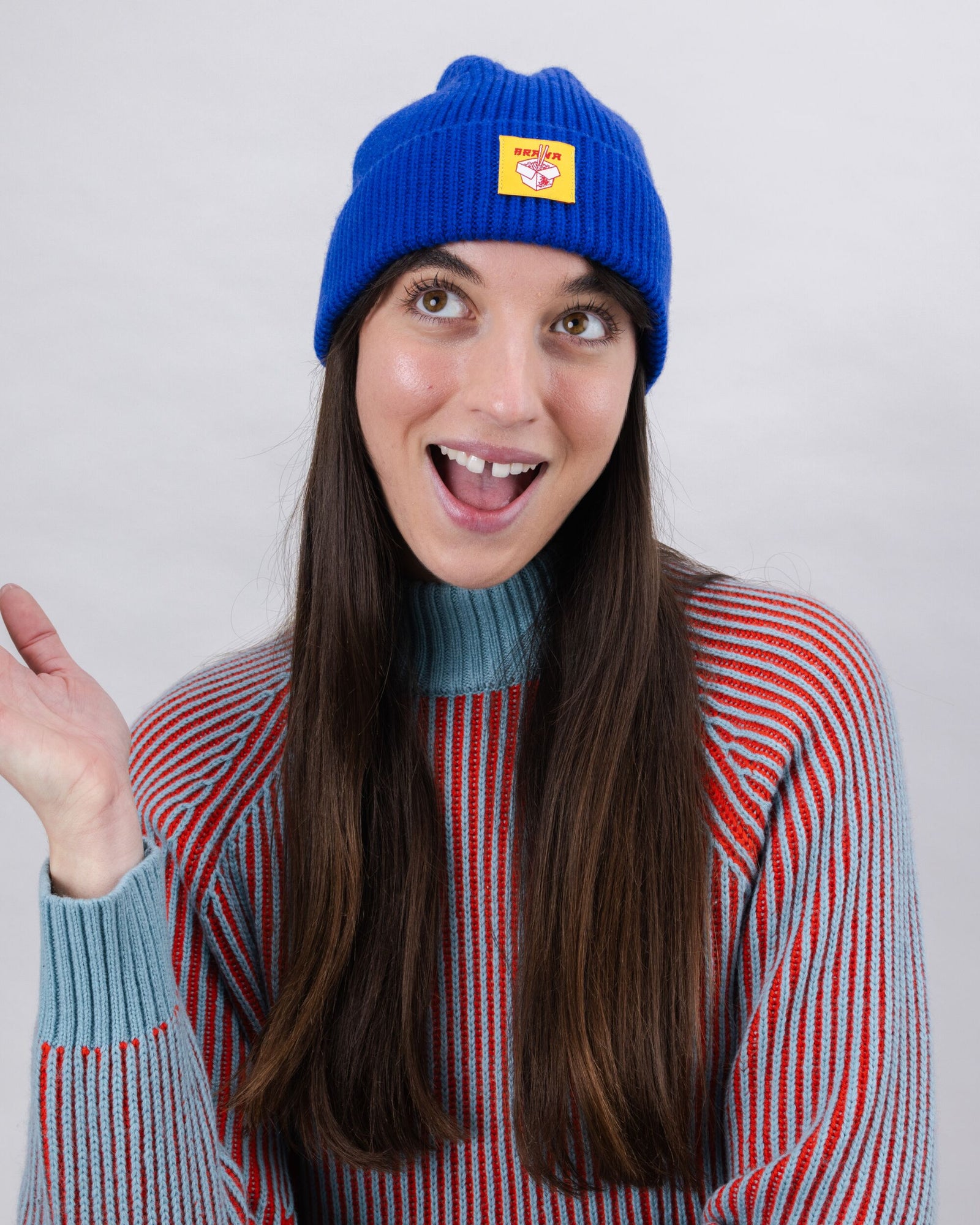 Wool Beanie Blue