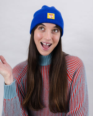 Wool Beanie Blue