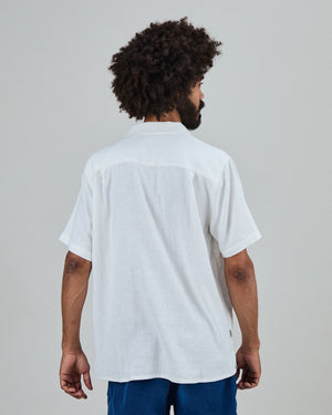 Chiringuito Embroidery Aloha Shirt White