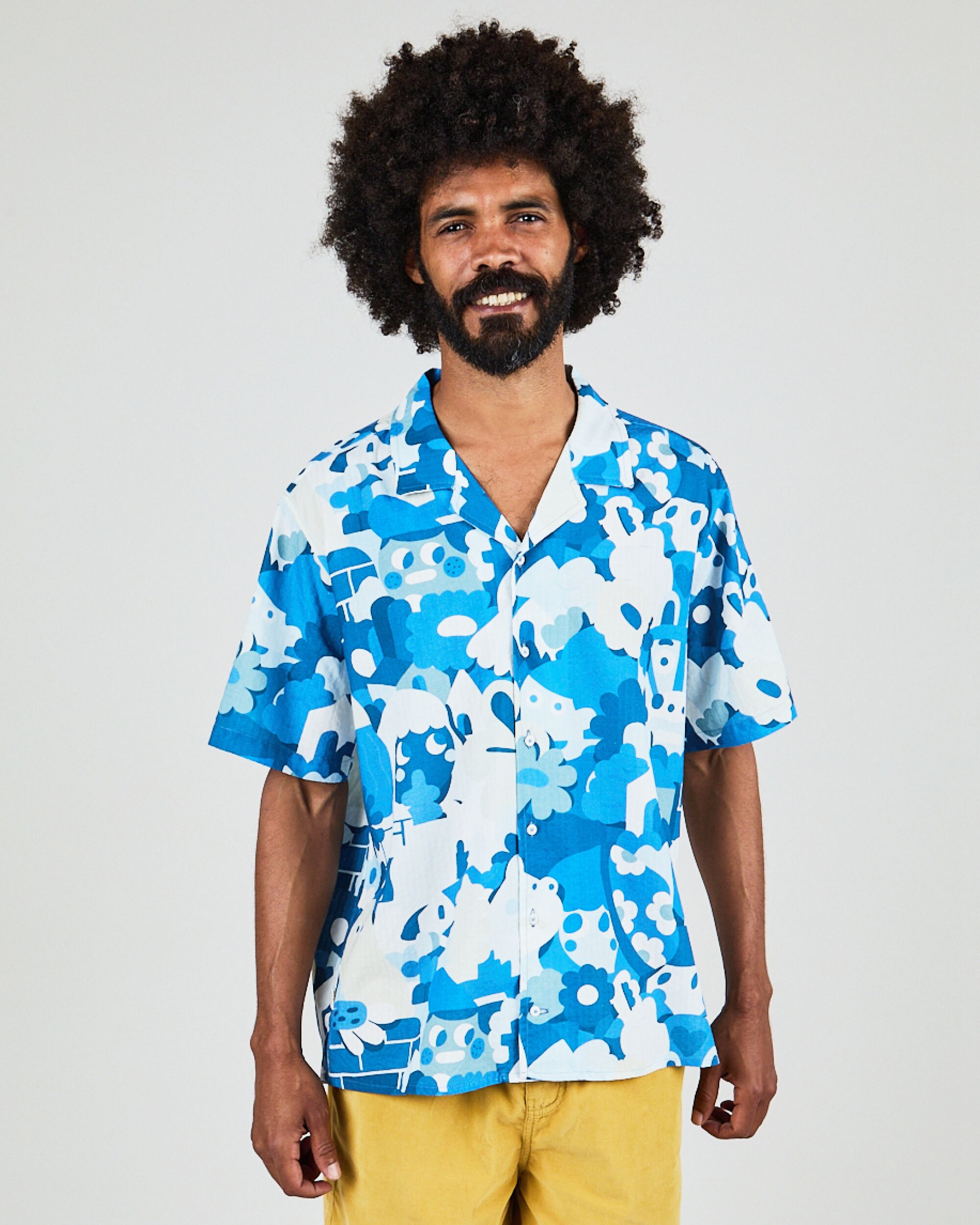 Sunset Aloha Shirt – Sustainable Hawaiian Shirt in Organic Cotton