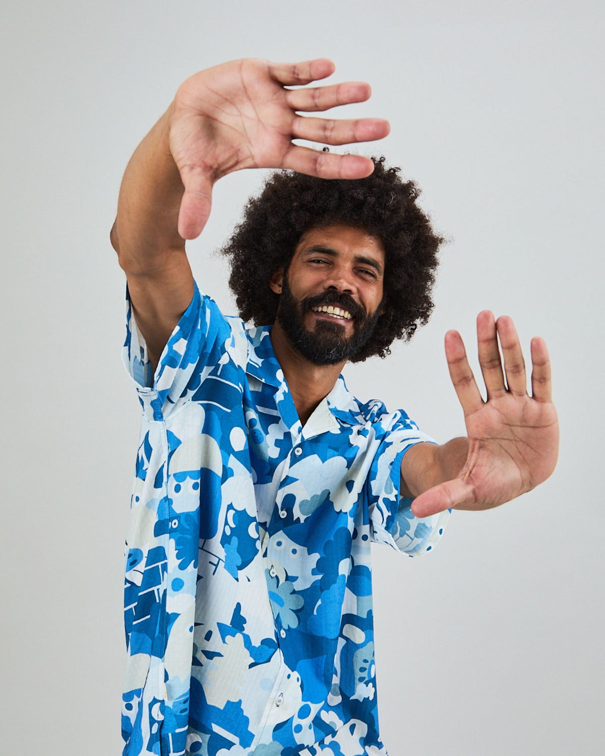 Geco Friends Aloha Shirt Blue