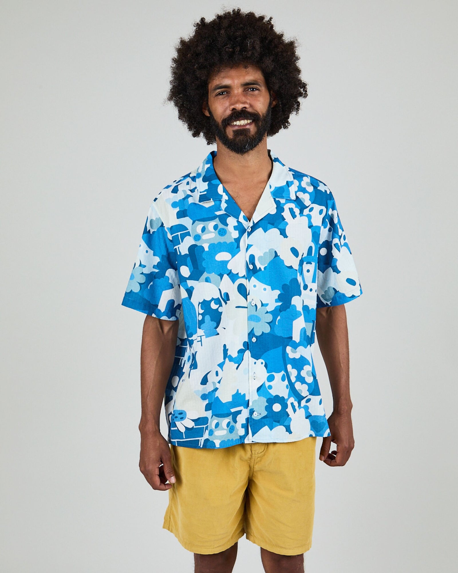 Geco Friends Aloha Shirt Blue