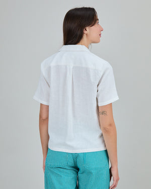 Chiringuito embroidery Aloha Blouse White