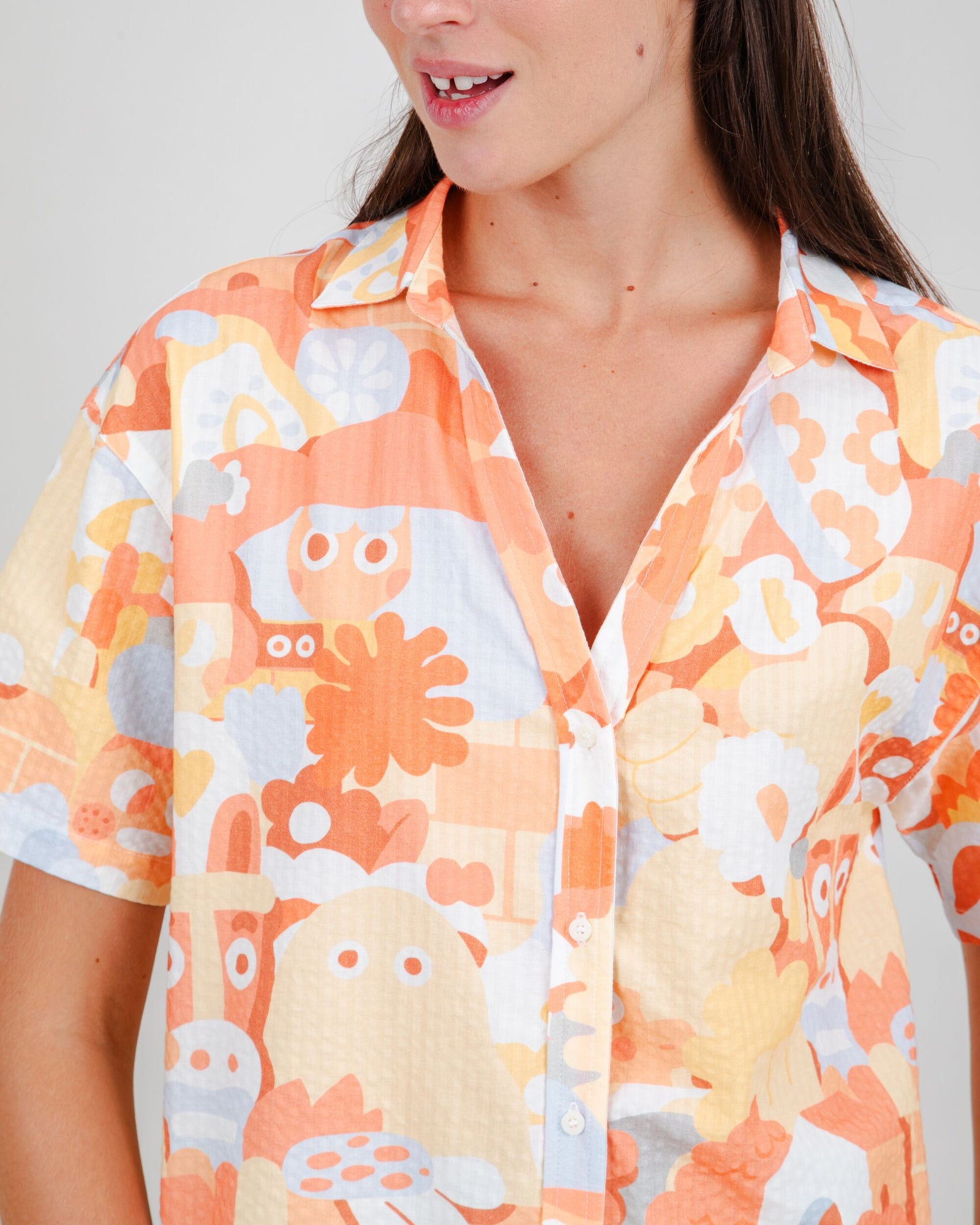 Geco Friends Oversize Cropped Blouse