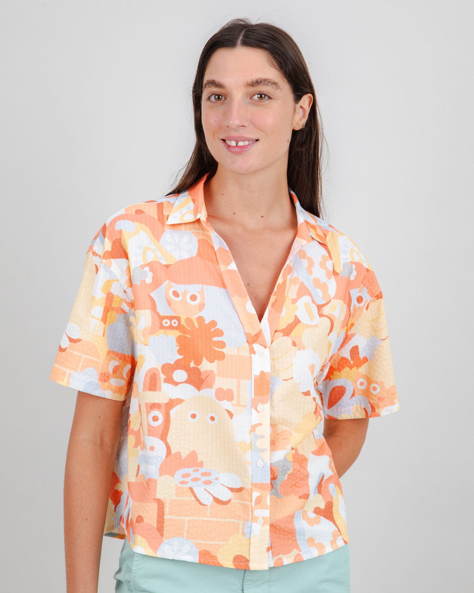 Geco Friends Oversize Cropped Blouse