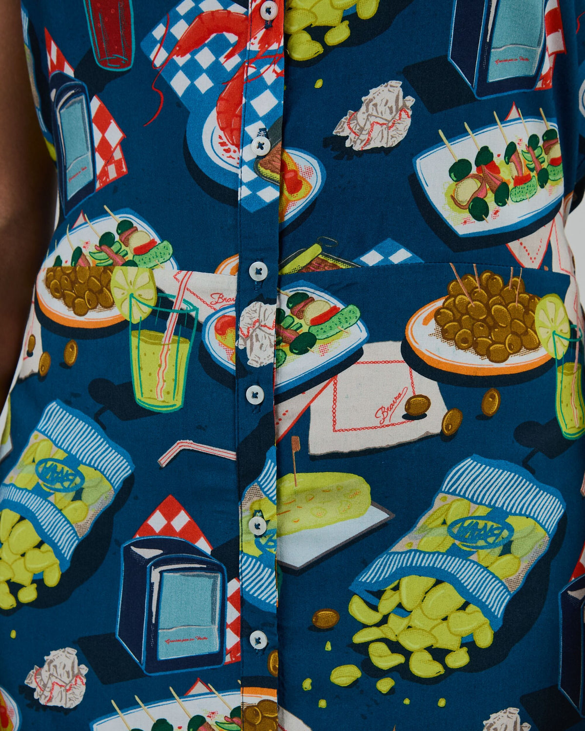 Chiringuito Strap Dress Blue