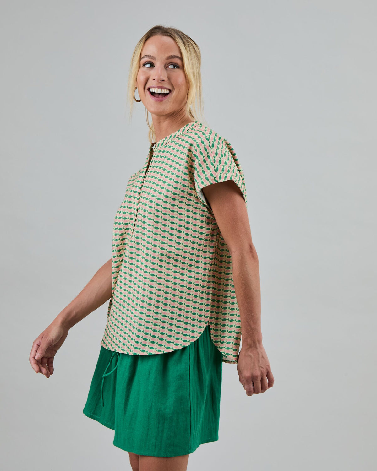 Sardinas Sleeveless Blouse Yellow