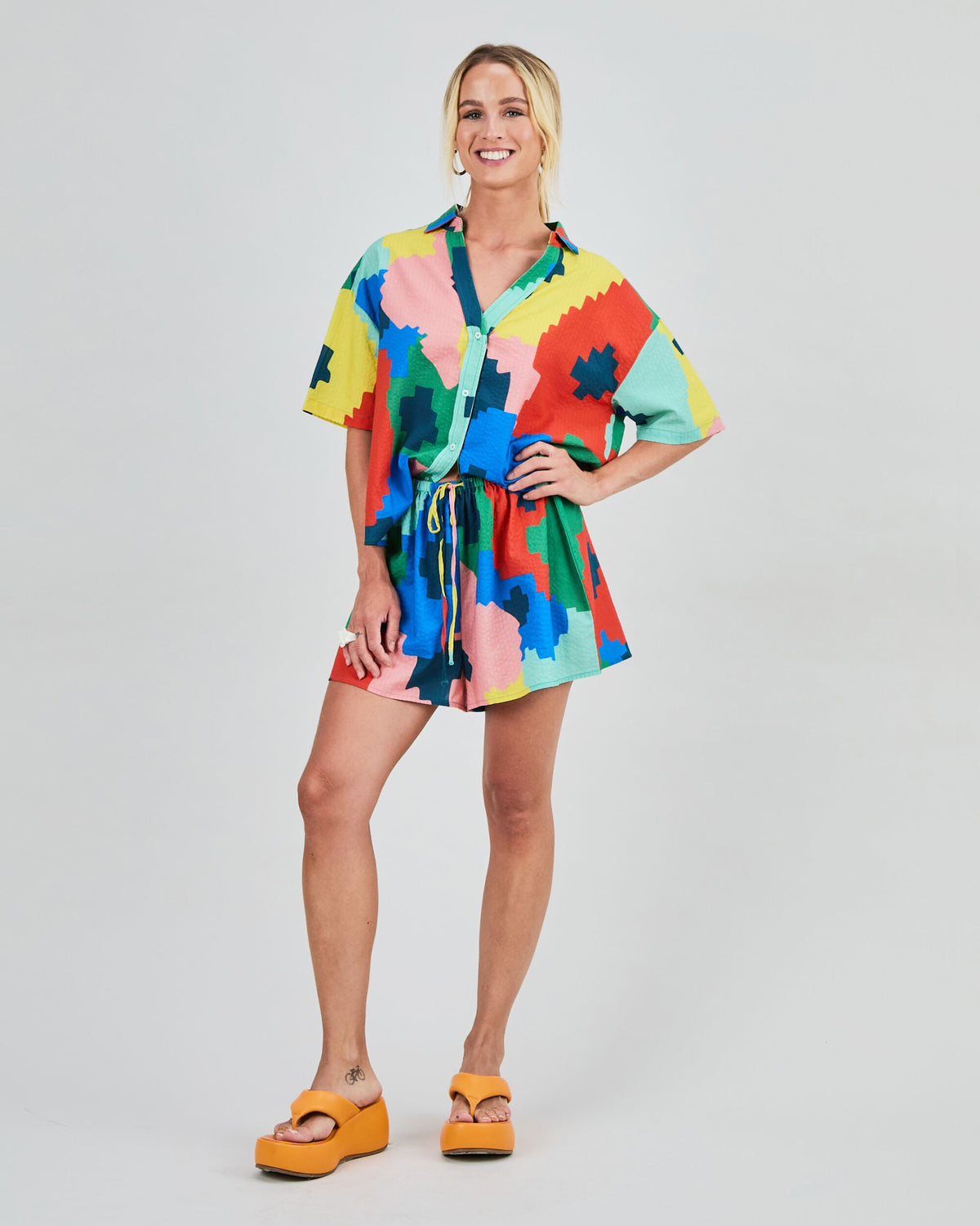 Maxi Flower Bali Loose Shorts