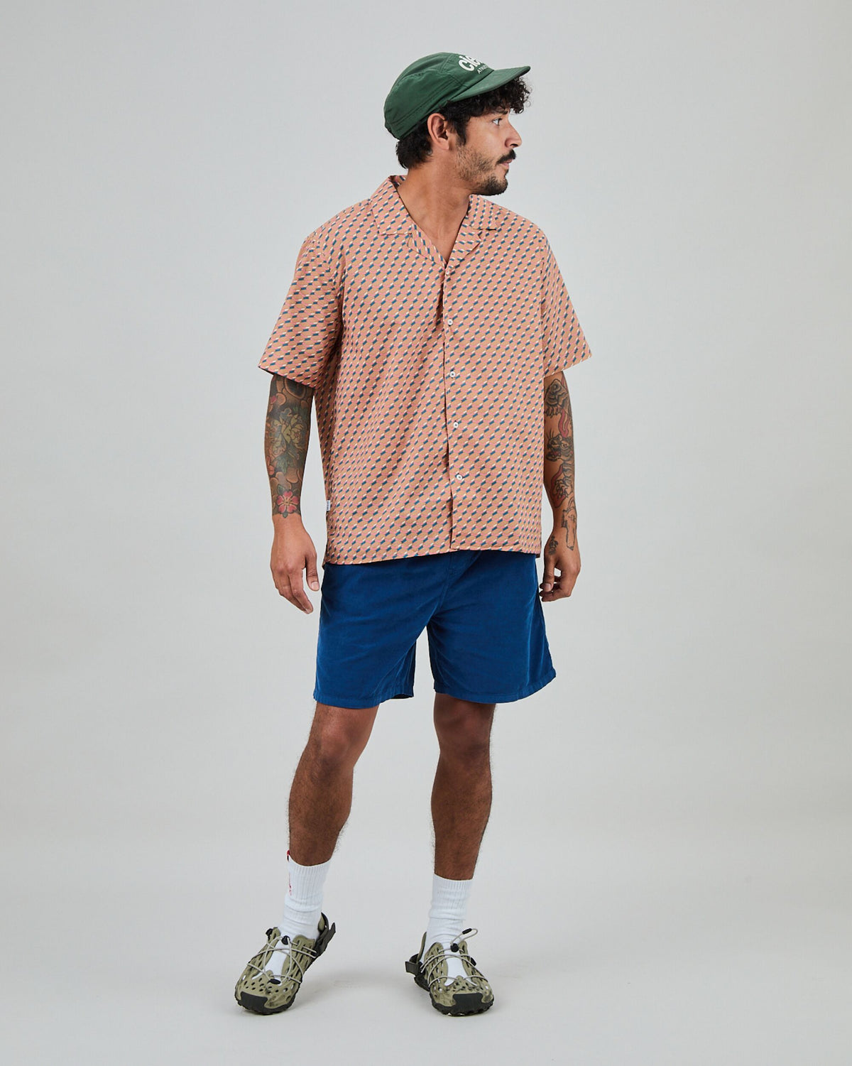 Icecream Sandwich Aloha Shirt Blue