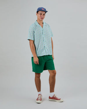 Marbles Aloha Shirt White
