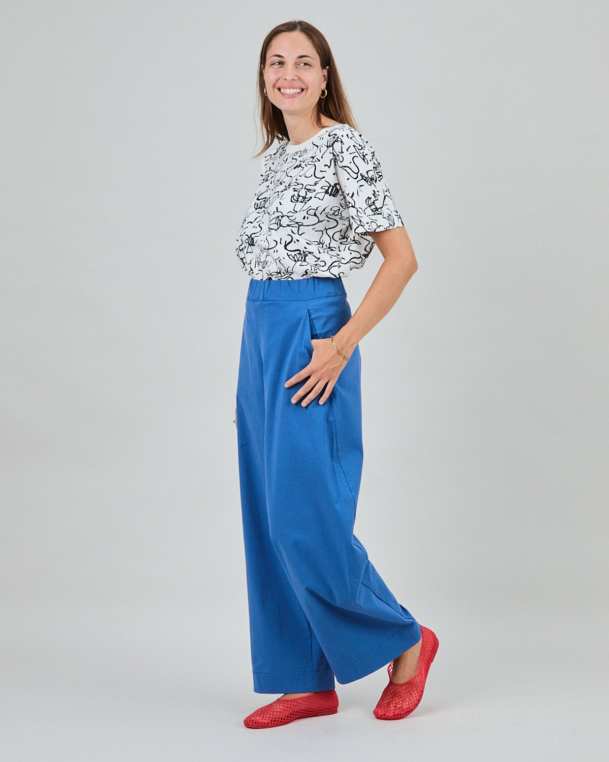 Picnic Oversize Pants Blue