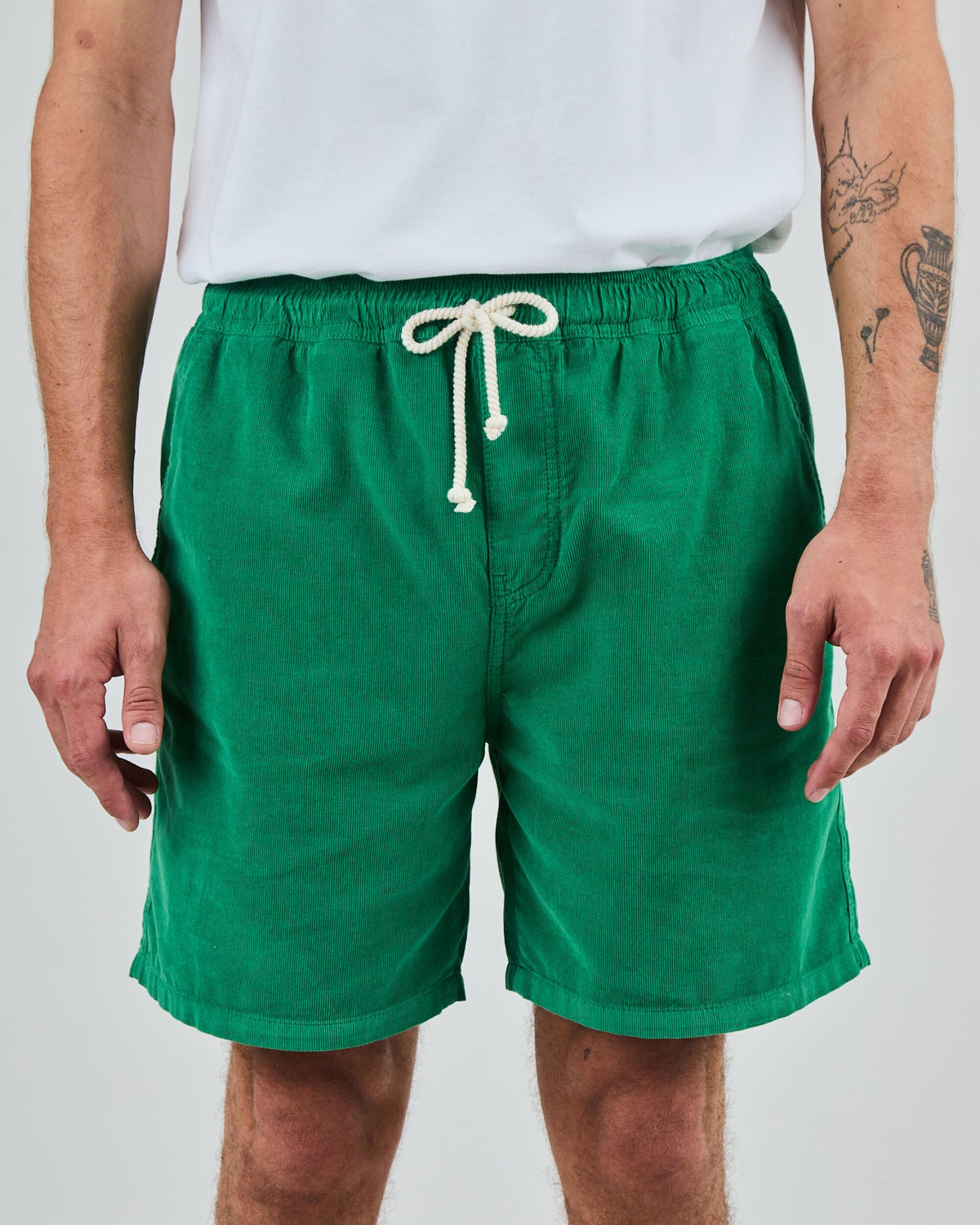 Baby Cord Shorts Green
