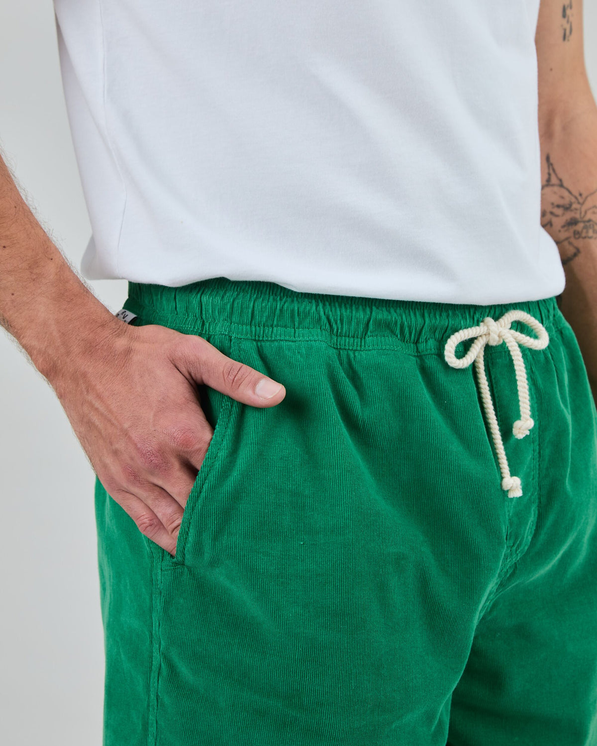 Baby Cord Shorts Green