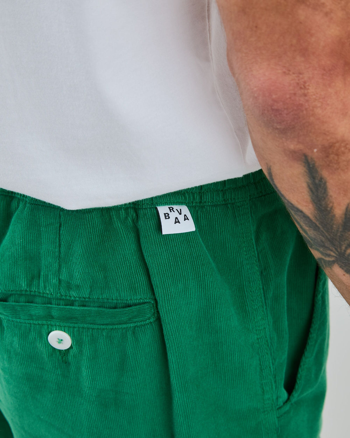 Baby Cord Shorts Green