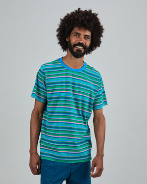 Stripes Regular T-Shirt Blue