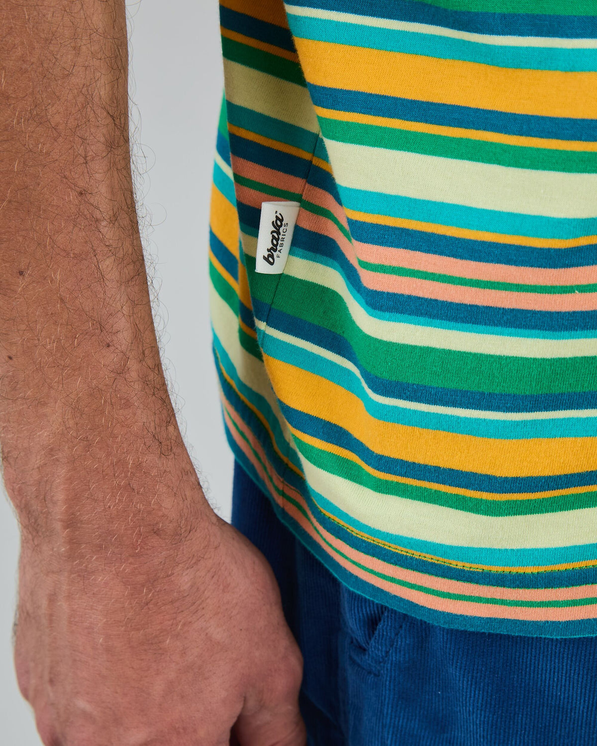 Stripes Regular T-Shirt Green