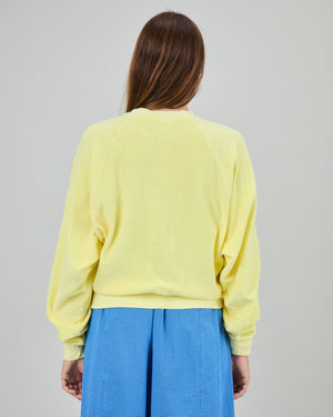 Terry Ranglan Sweatshirt Yellow