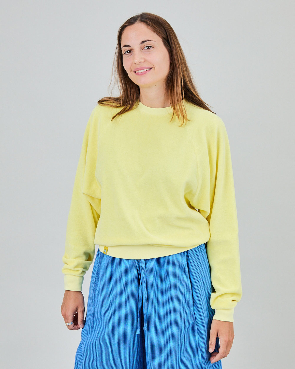 Terry Ranglan Sweatshirt Yellow