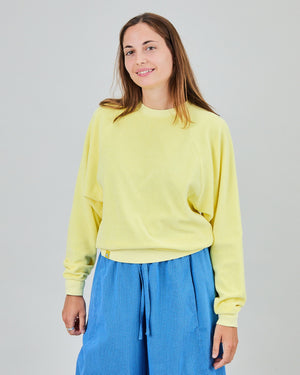 Terry Ranglan Sweatshirt Yellow