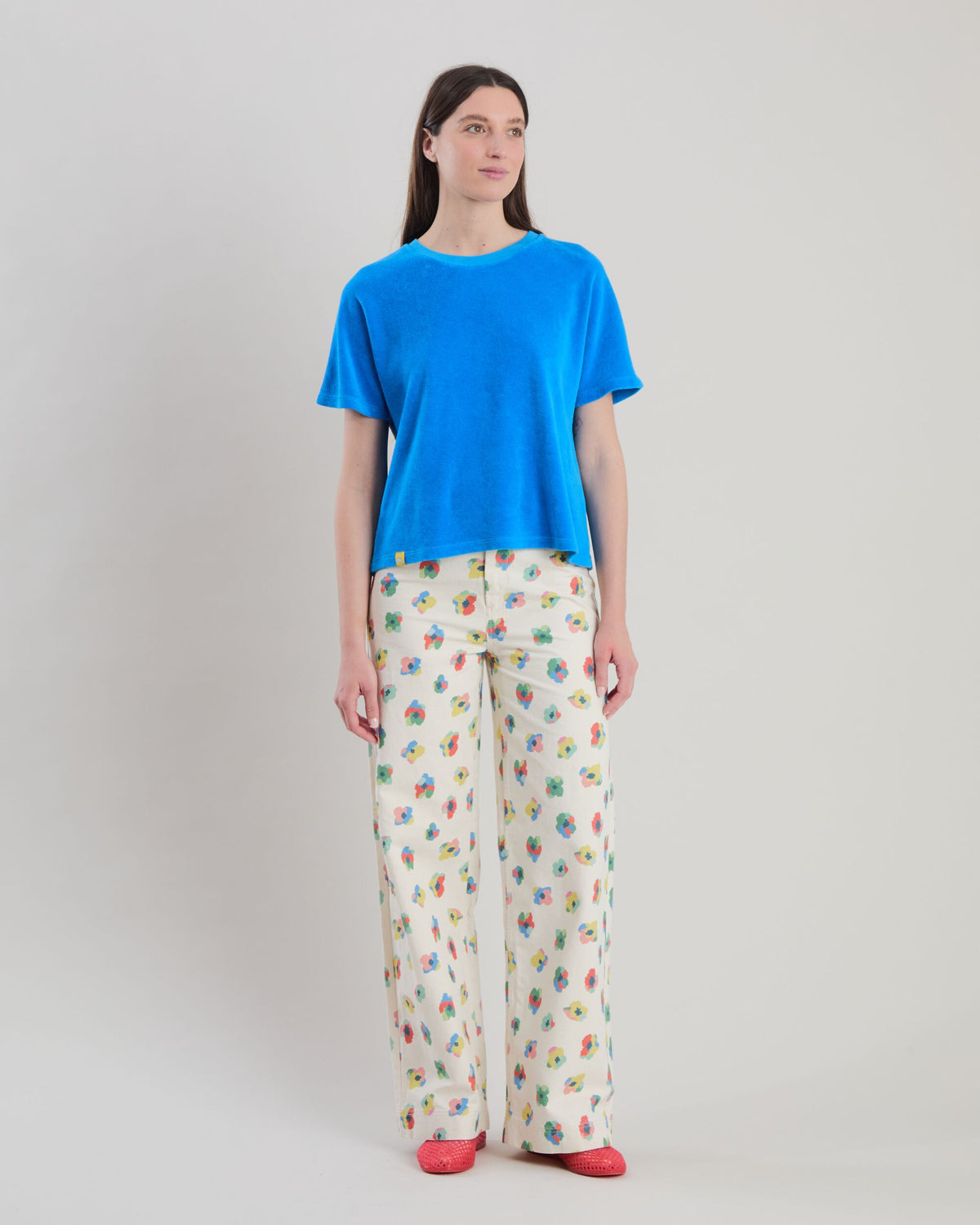 Terry oversize Tee Blue