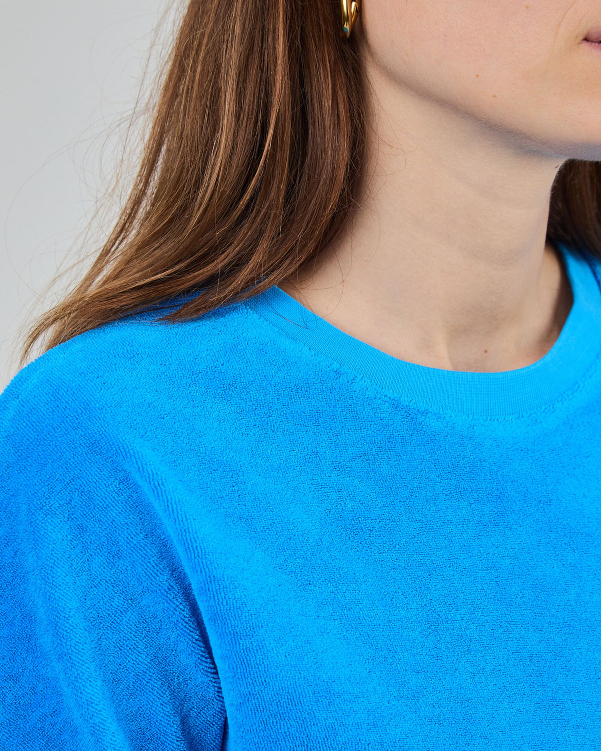 Terry oversize Tee Blue